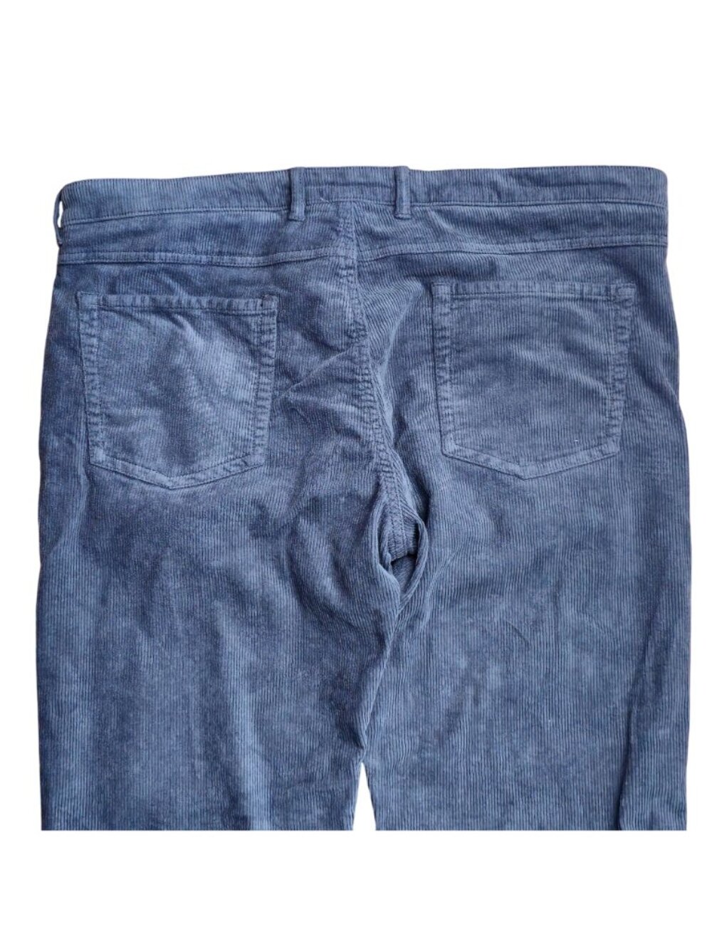 Vintage Williams & Kent Corduroy Pants 38x32 Blue Gray Straight Leg Slacks 90s - Picture 8 of 9